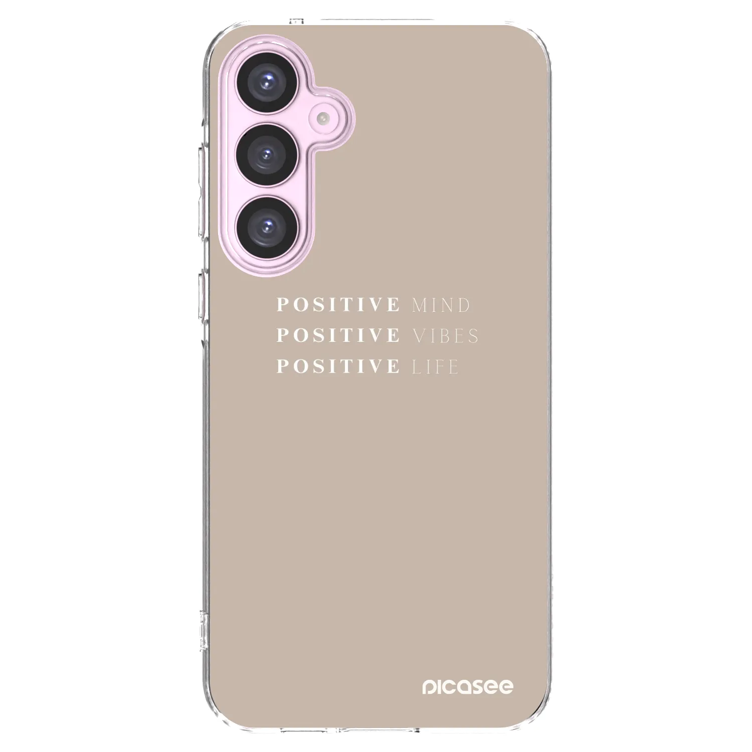 Picasee átlátszó szilikon tok az alábbi mobiltelefonokra Samsung Galaxy A55 5G A556B - Positive Vibes