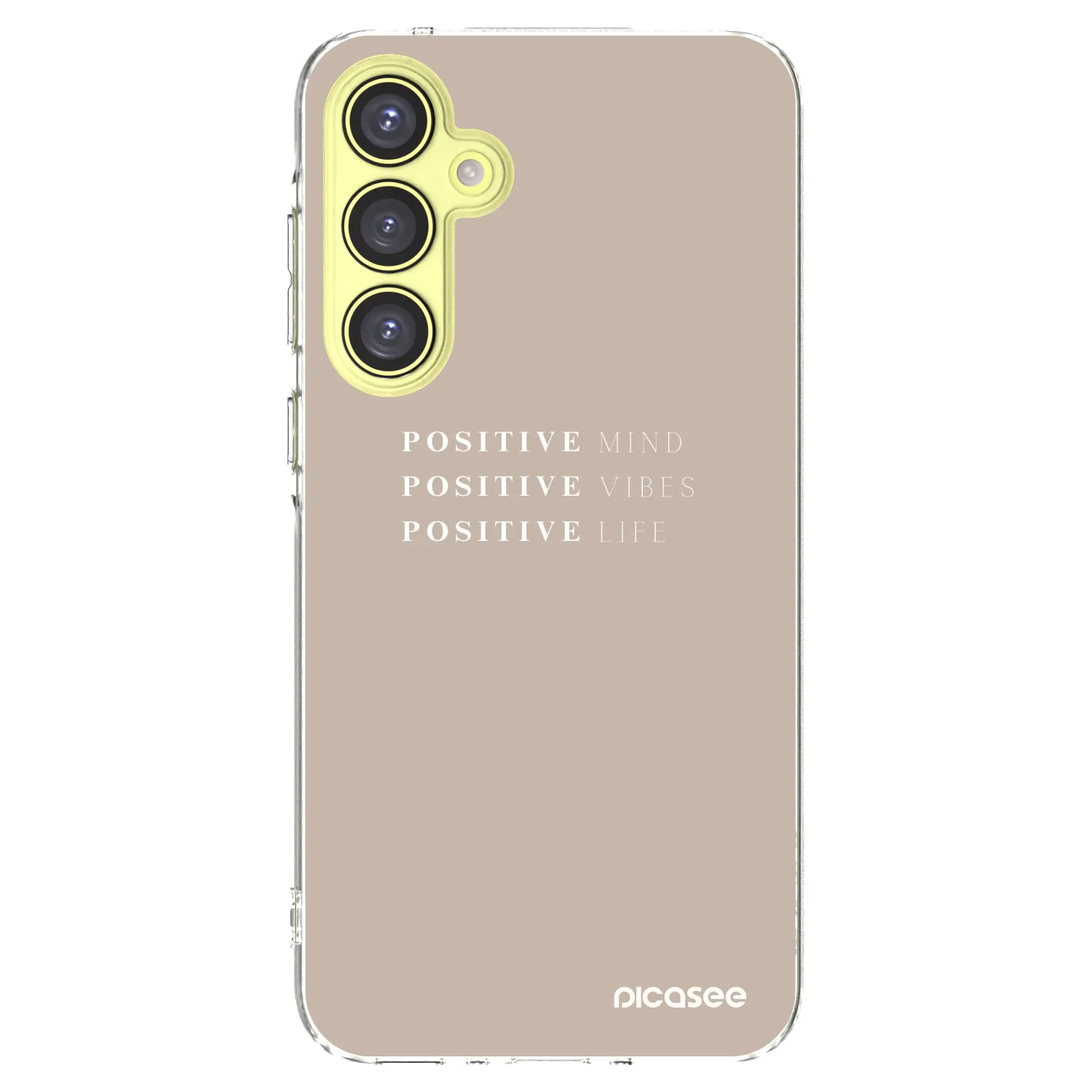 Picasee átlátszó szilikon tok az alábbi mobiltelefonokra Samsung Galaxy A35 5G A356B - Positive Vibes