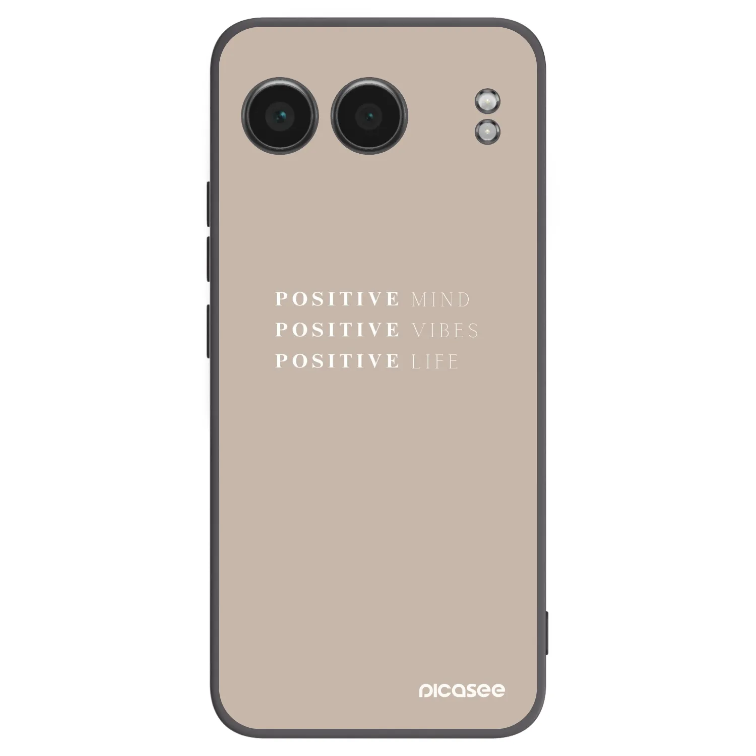 Picasee fekete szilikon tok az alábbi mobiltelefonokra OnePlus Nord 4 - Positive Vibes