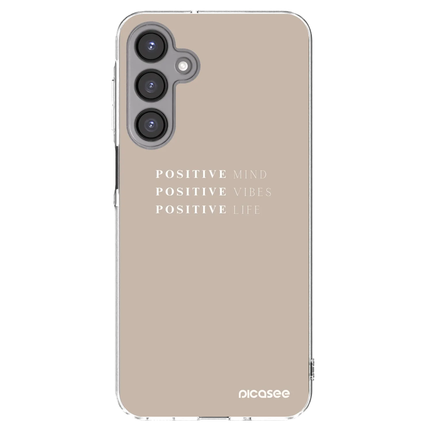 Picasee átlátszó szilikon tok az alábbi mobiltelefonokra Samsung Galaxy A16 5G - Positive Vibes