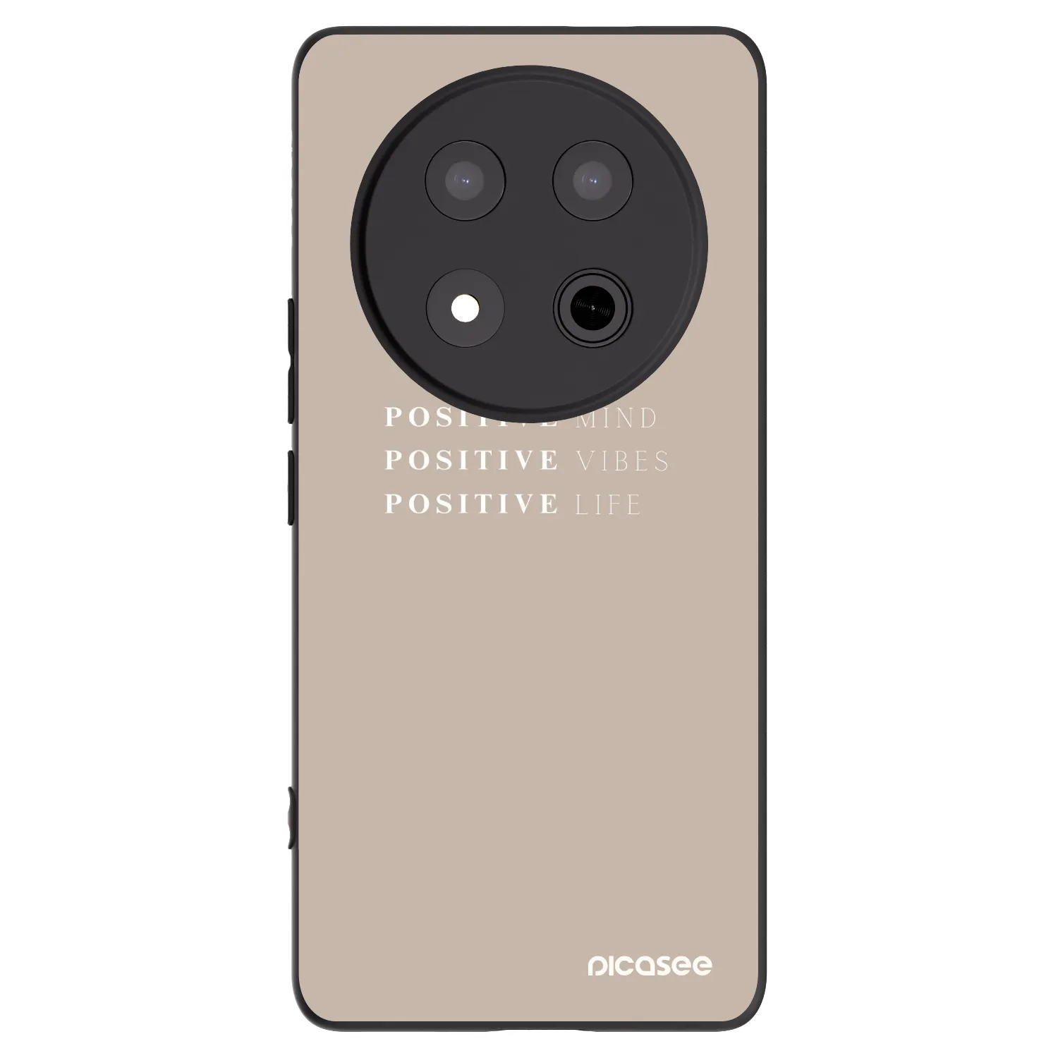 Picasee fekete szilikon tok az alábbi mobiltelefonokra Honor Magic7 Lite 5G - Positive Vibes