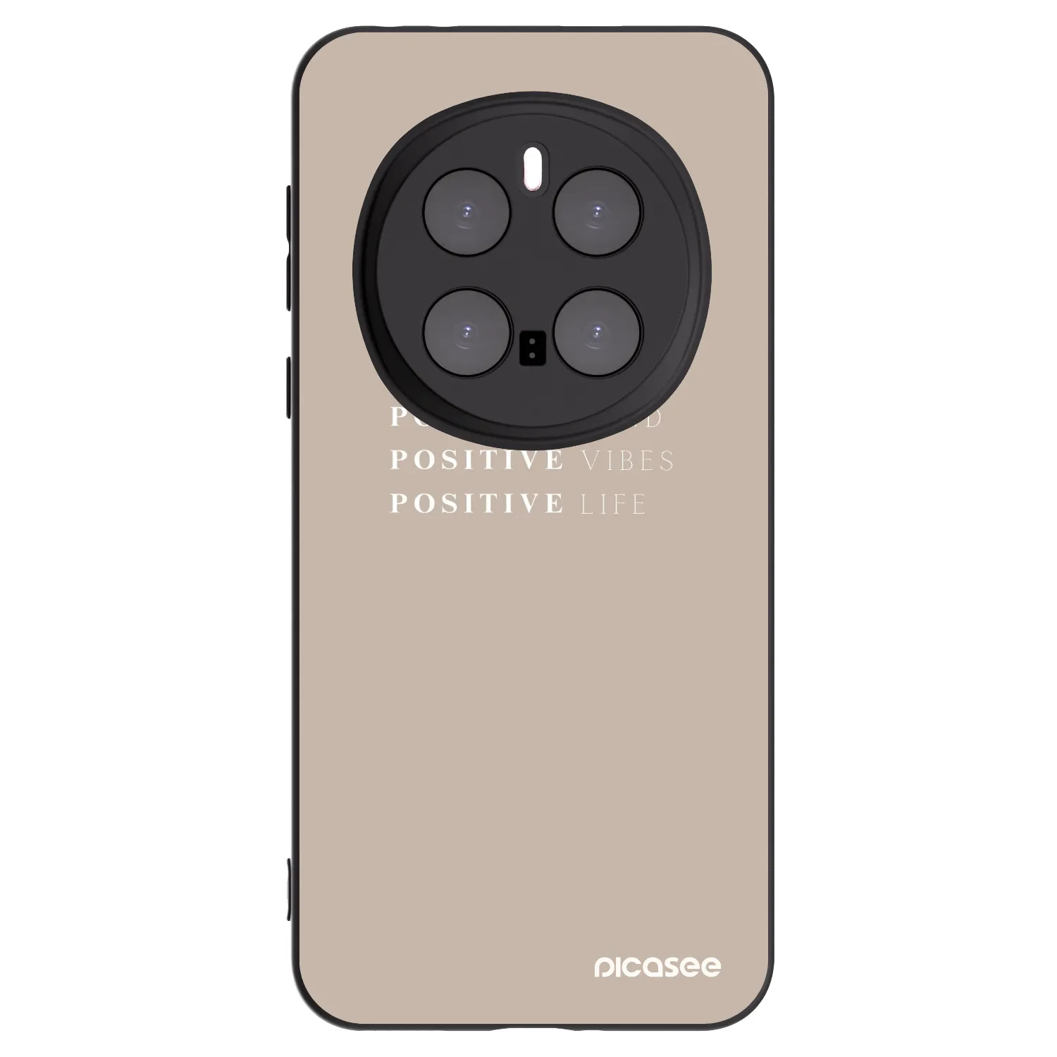Picasee fekete szilikon tok az alábbi mobiltelefonokra Honor Magic7 Pro 5G - Positive Vibes