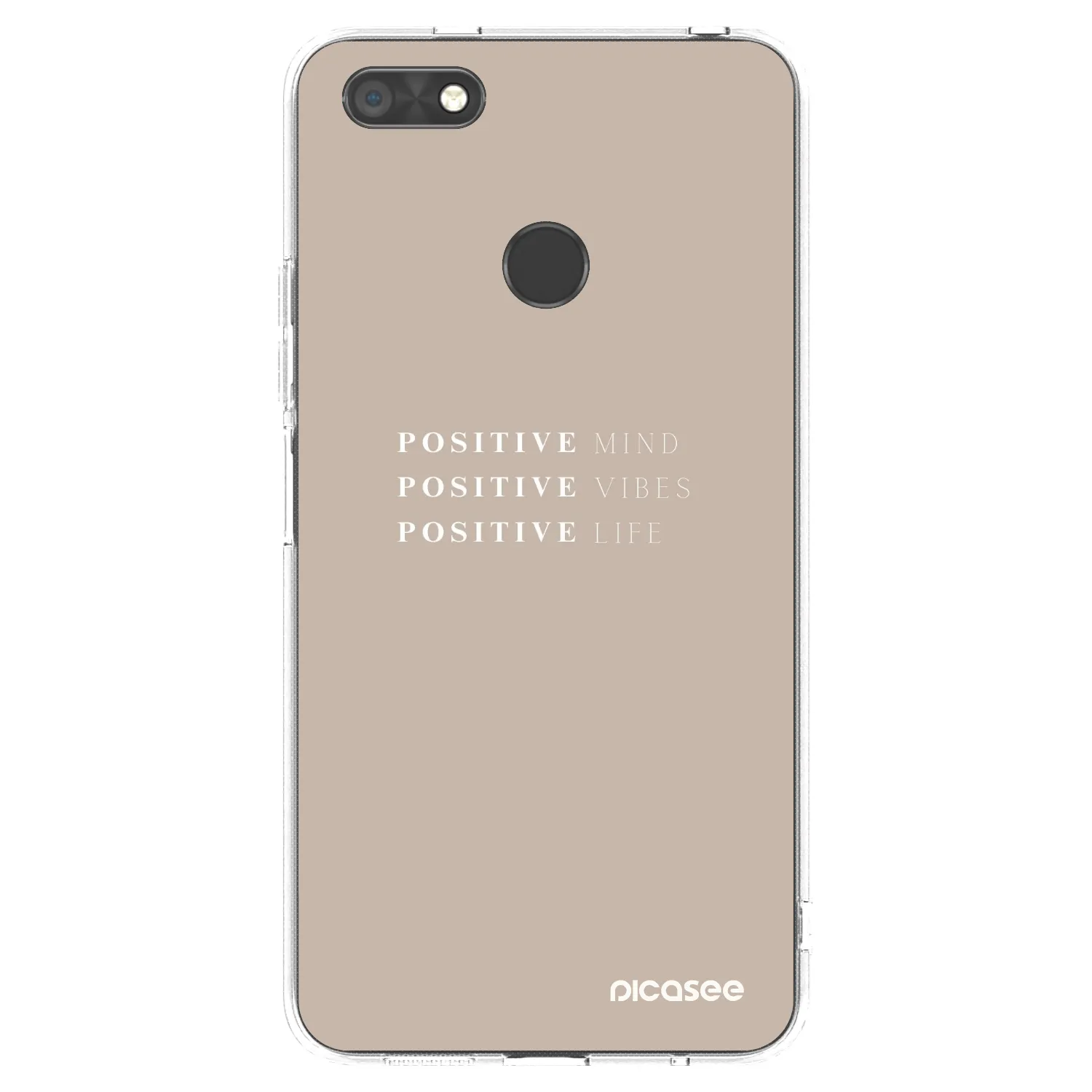 Picasee átlátszó szilikon tok az alábbi mobiltelefonokra Huawei P9 Lite Mini - Positive Vibes