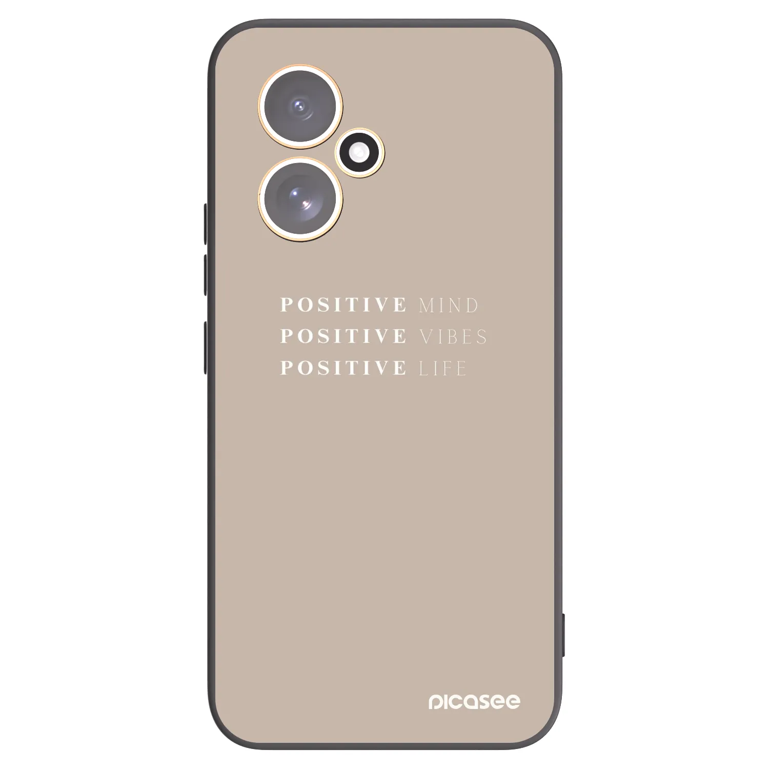 Picasee fekete szilikon tok az alábbi mobiltelefonokra Honor 400 5G - Positive Vibes