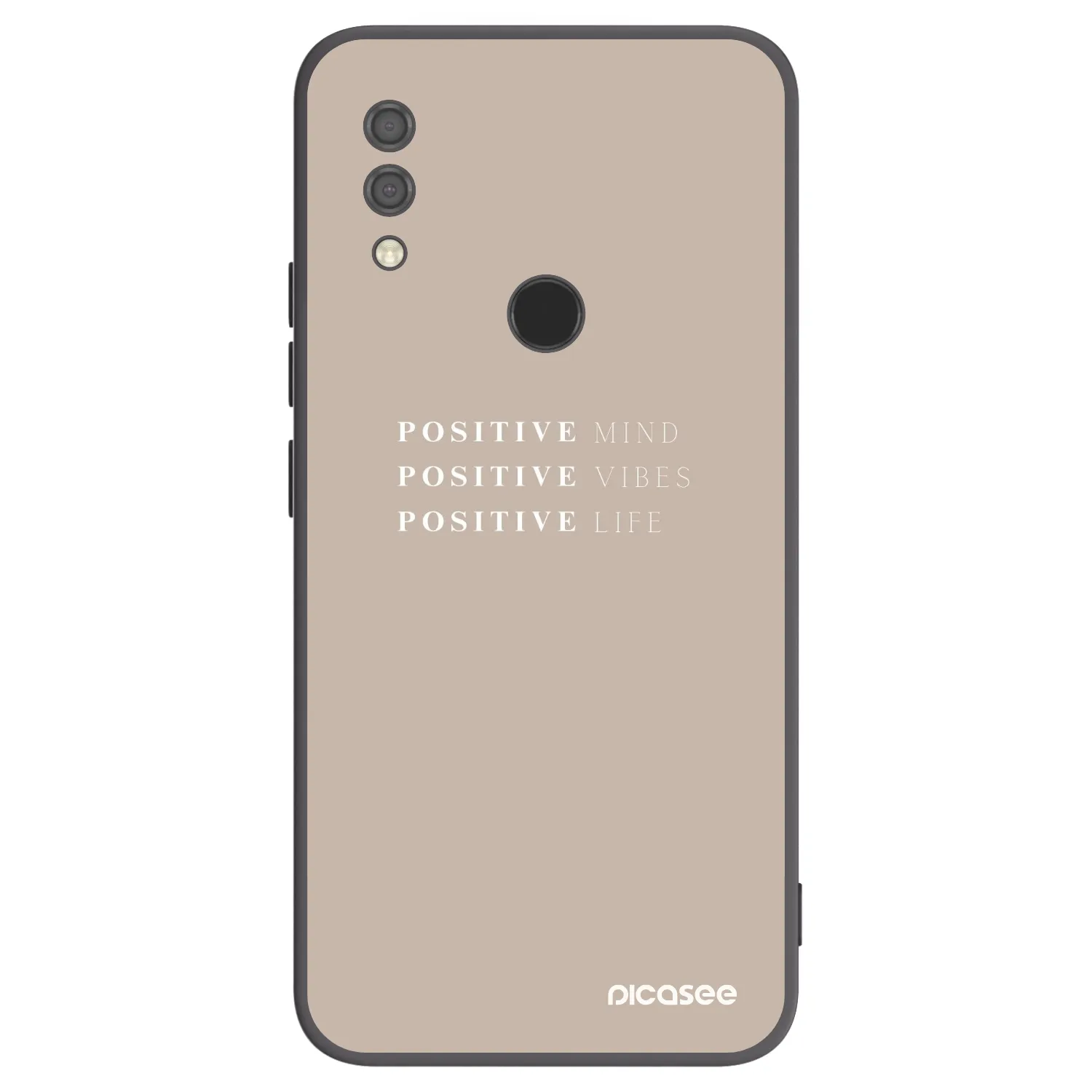 Picasee fekete szilikon tok az alábbi mobiltelefonokra Xiaomi Redmi 7 - Positive Vibes