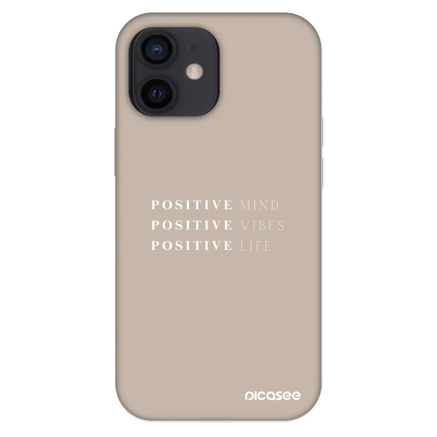 Picasee Fashion Case Apple iPhone 12 mini - Positive Vibes