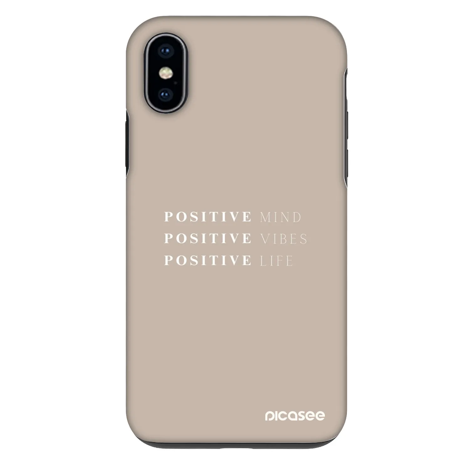 Picasee Fashion Case Apple iPhone X/XS - Positive Vibes