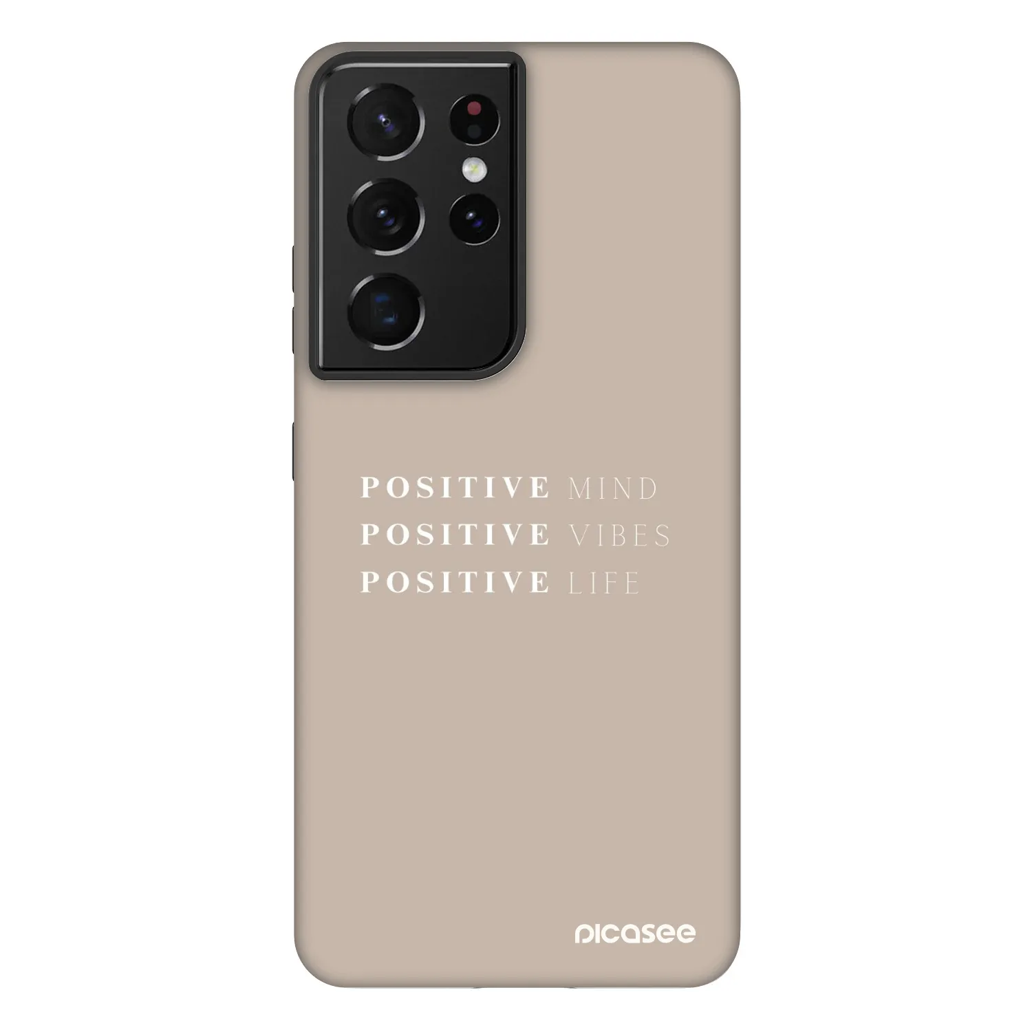 Picasee Fashion Case Samsung Galaxy S21 Ultra 5G G998B - Positive Vibes