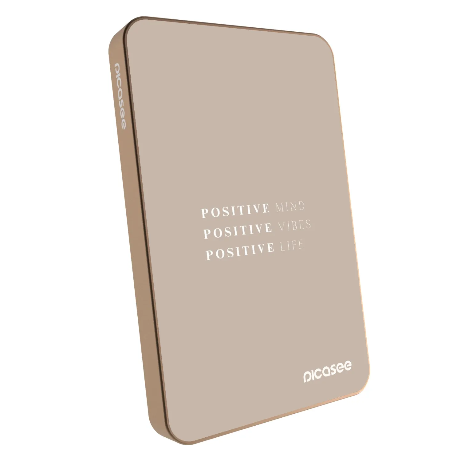 Picasee Powerbank MagSafe 5 000 mAh Aranysárga - Positive Vibes