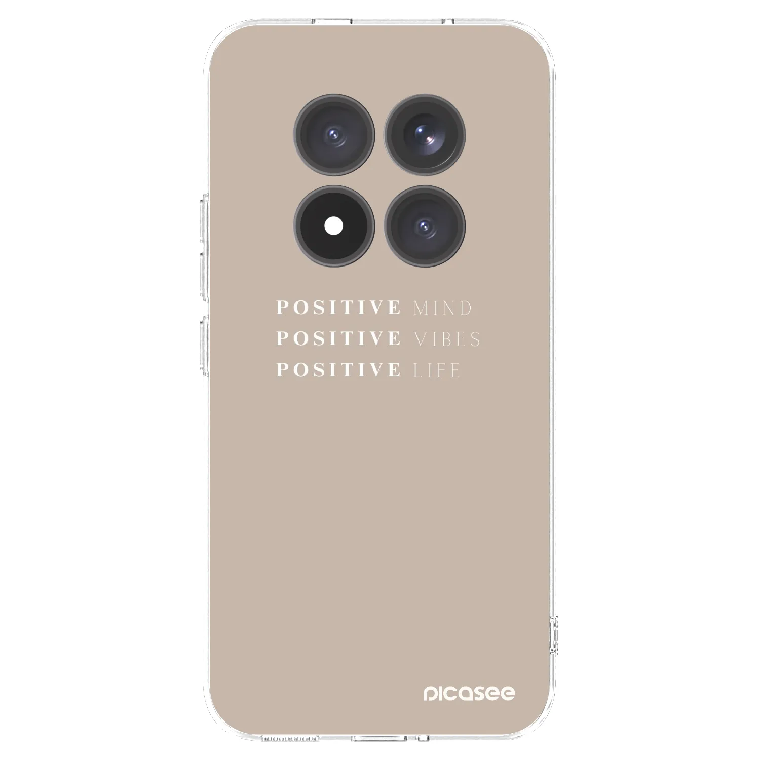 Picasee átlátszó szilikon tok az alábbi mobiltelefonokra Xiaomi Redmi Note 15 Pro+ - Positive Vibes