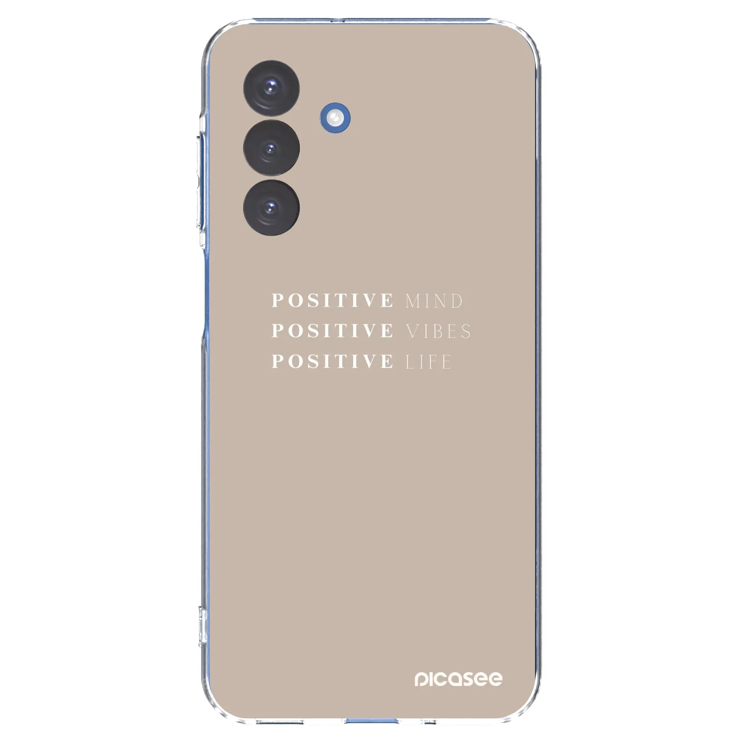 Picasee átlátszó szilikon tok az alábbi mobiltelefonokra Samsung Galaxy A17 5G - Positive Vibes