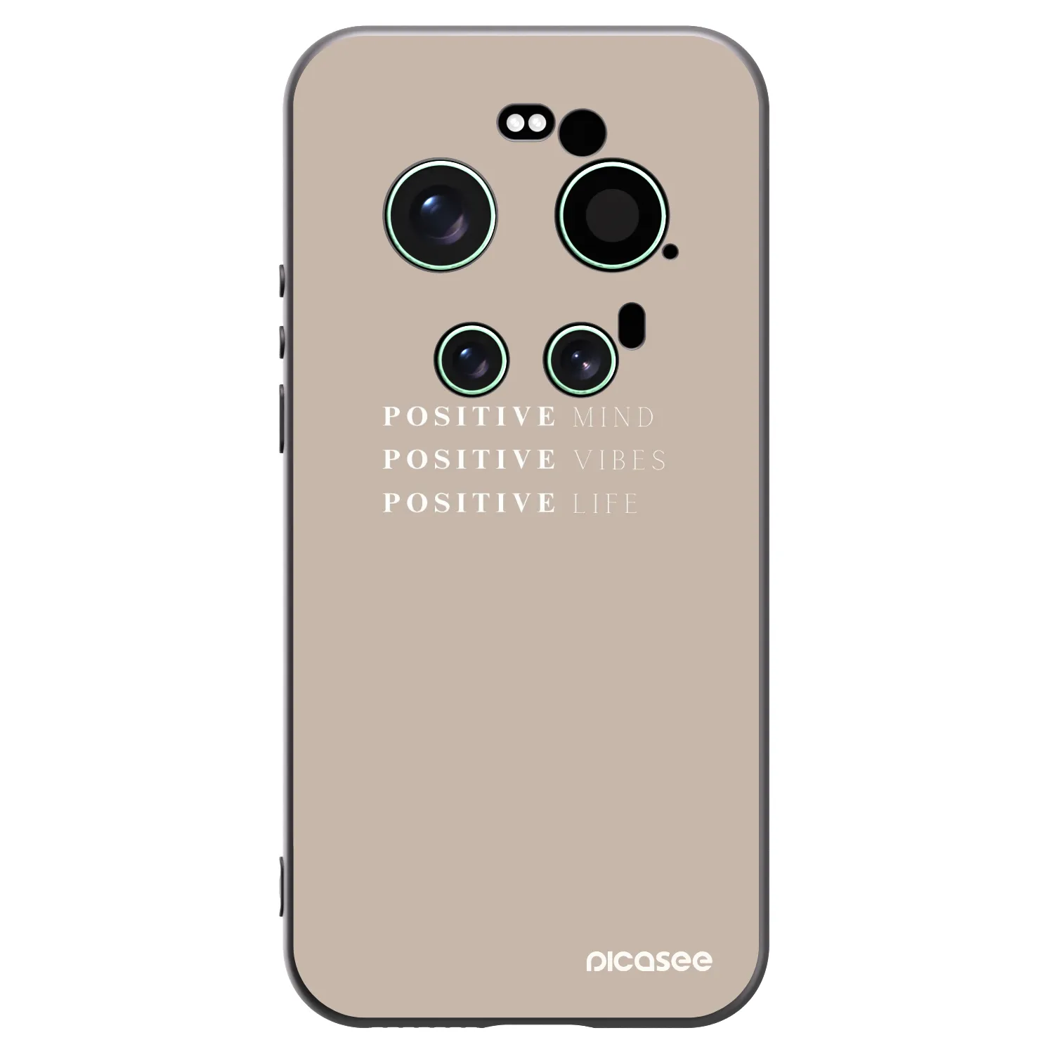 Picasee fekete szilikon tok az alábbi mobiltelefonokra Xiaomi 17 Ultra - Positive Vibes