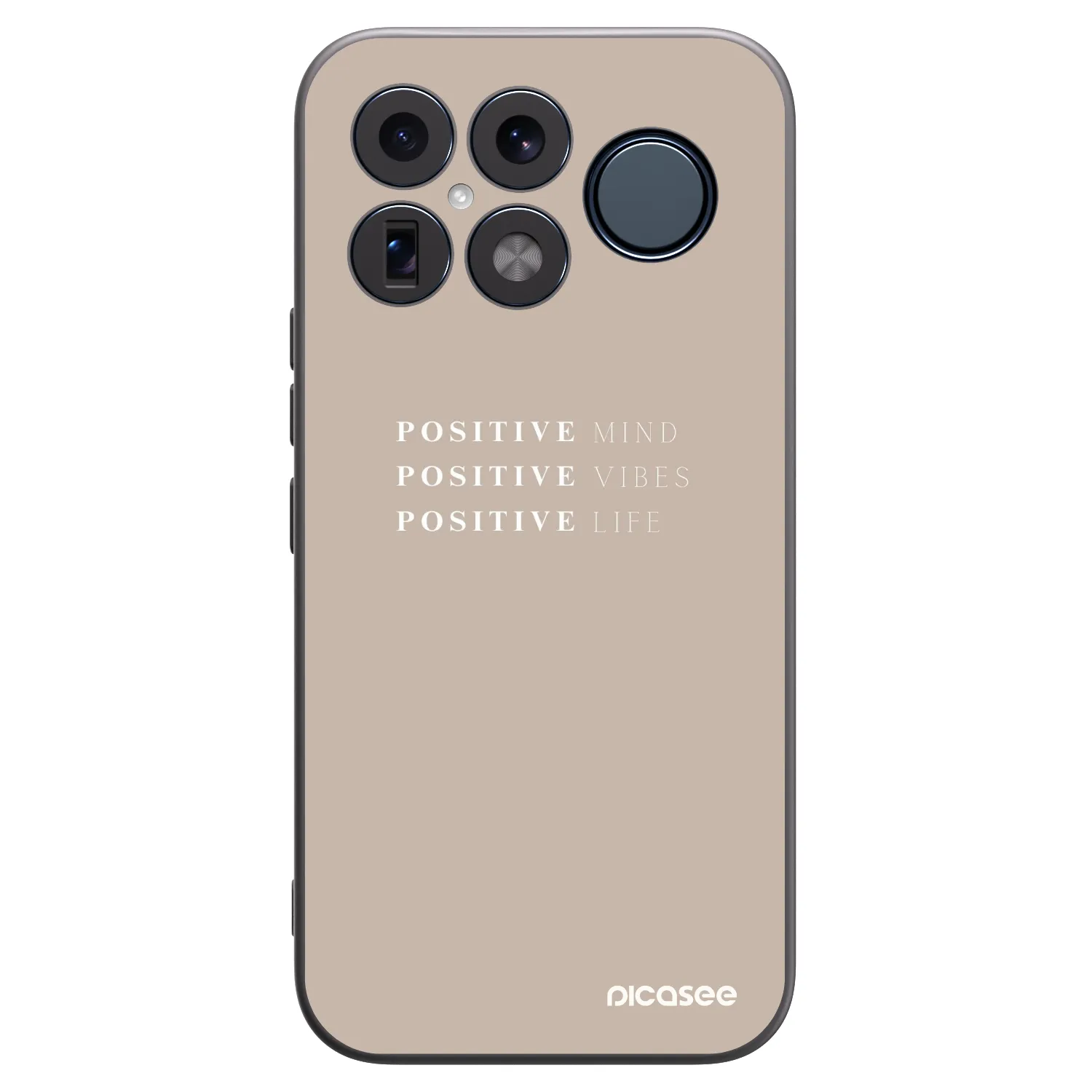 Picasee fekete szilikon tok az alábbi mobiltelefonokra Xiaomi Poco F8 Ultra - Positive Vibes