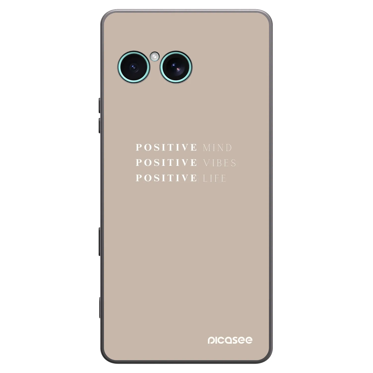 Picasee fekete szilikon tok az alábbi mobiltelefonokra Sony Xperia 10 VII - Positive Vibes