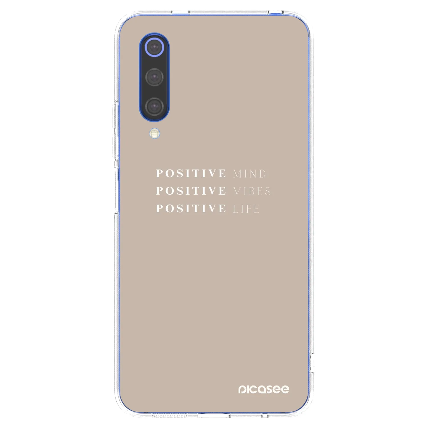 Picasee átlátszó szilikon tok az alábbi mobiltelefonokra Xiaomi Mi 9 SE - Positive Vibes