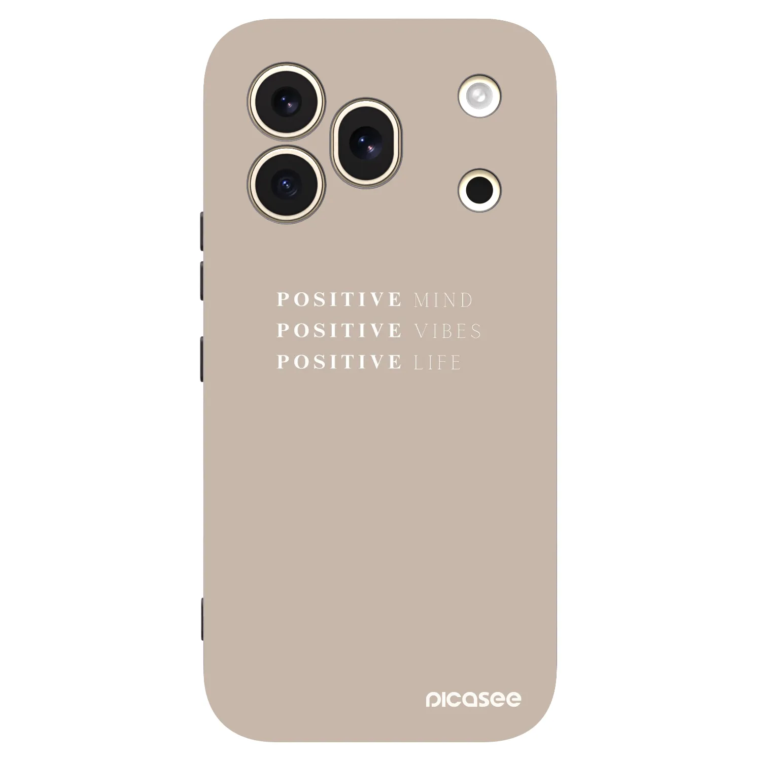 Picasee fekete szilikon tok az alábbi mobiltelefonokra Honor 600 Pro - Positive Vibes