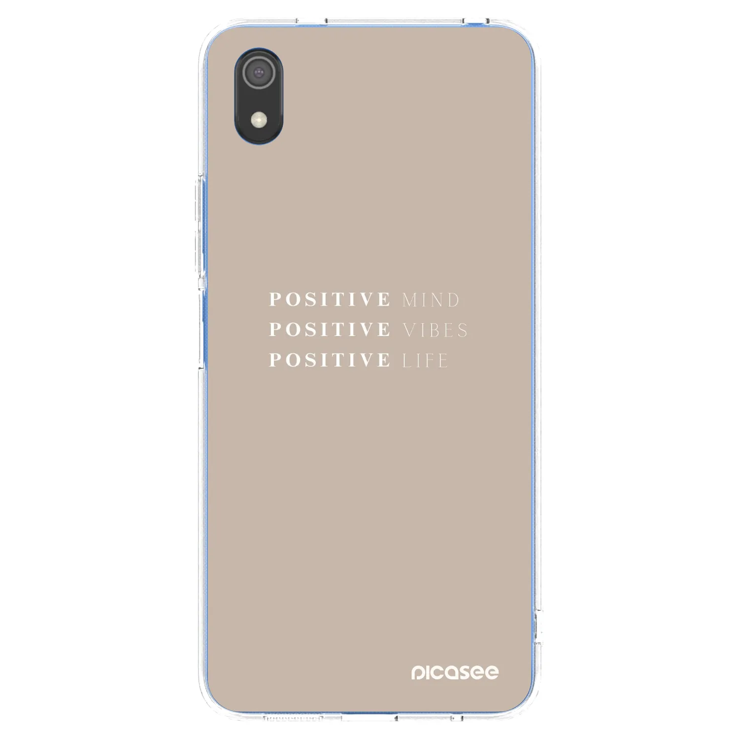 Picasee átlátszó szilikon tok az alábbi mobiltelefonokra Xiaomi Redmi 7A - Positive Vibes
