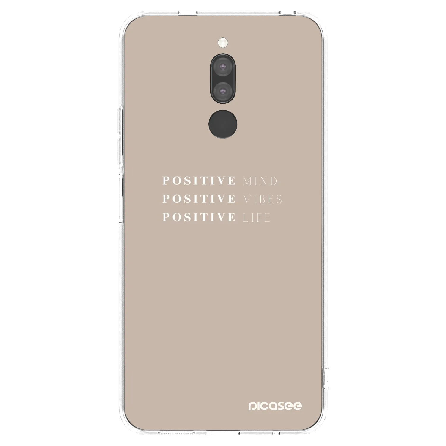 Picasee átlátszó szilikon tok az alábbi mobiltelefonokra Xiaomi Redmi 8 - Positive Vibes