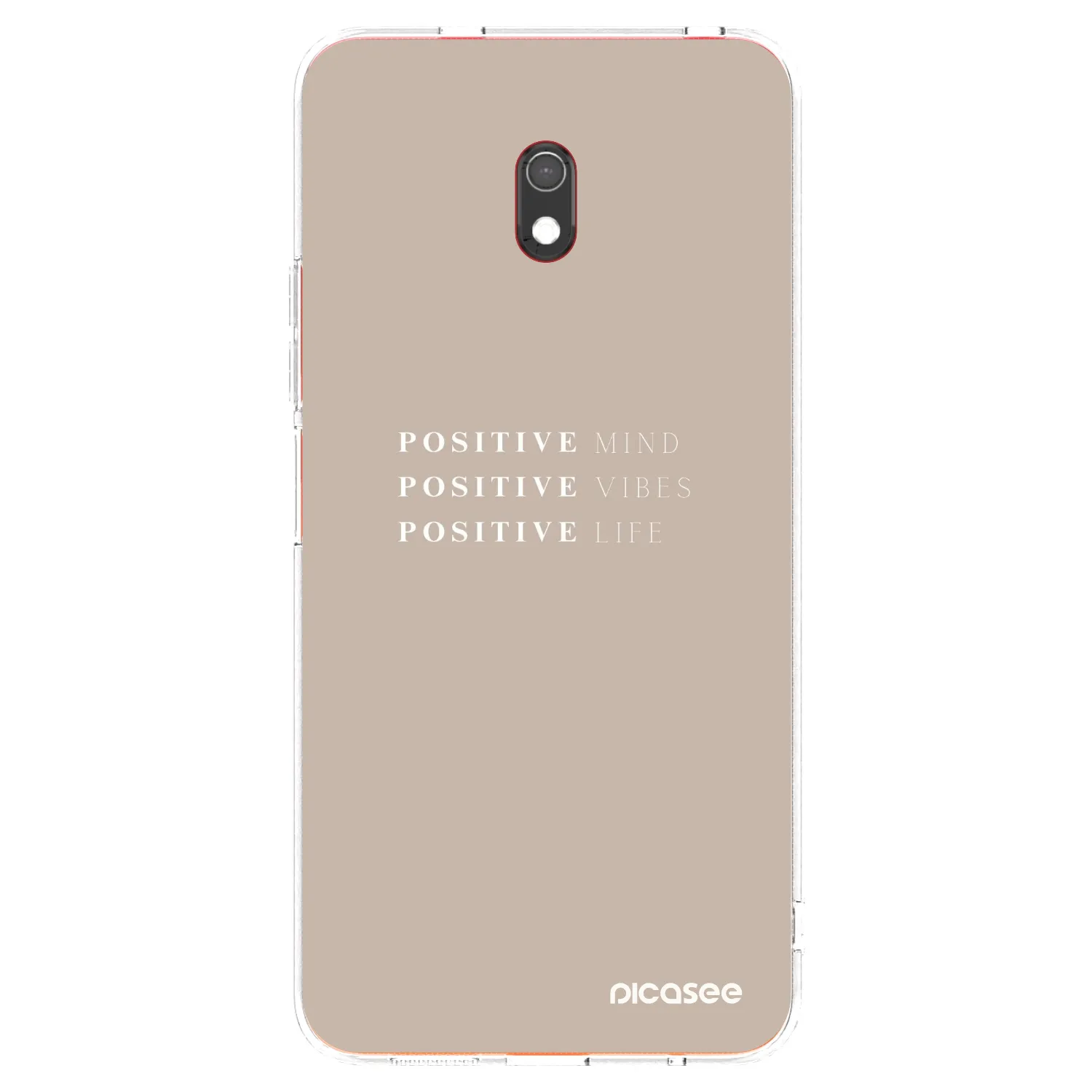 Picasee átlátszó szilikon tok az alábbi mobiltelefonokra Xiaomi Redmi 8A - Positive Vibes