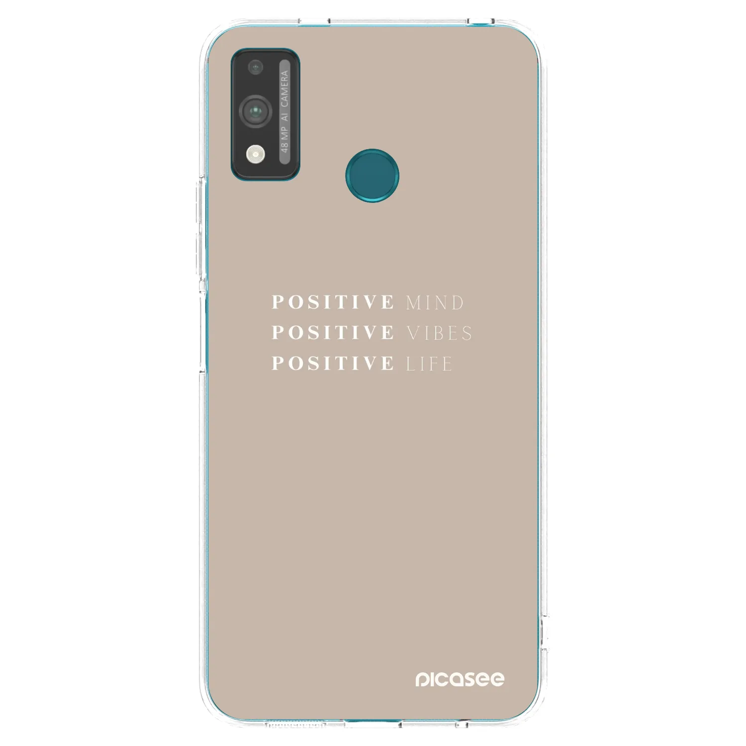 Picasee átlátszó szilikon tok az alábbi mobiltelefonokra Honor 9X Lite - Positive Vibes