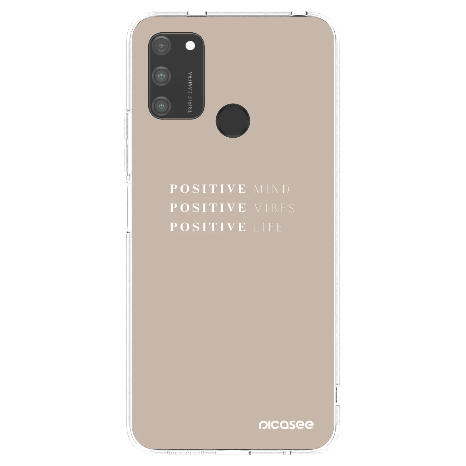 Picasee átlátszó szilikon tok az alábbi mobiltelefonokra Honor 9A - Positive Vibes