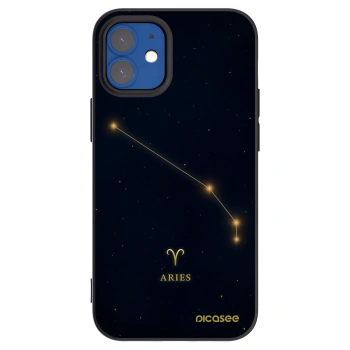 Picasee fekete szilikon tok az alábbi mobiltelefonokra Apple iPhone 12 mini - ARIES
