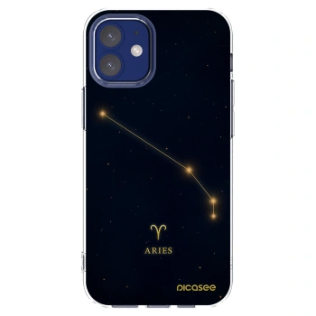 Picasee átlátszó szilikon tok az alábbi mobiltelefonokra Apple iPhone 12 mini - ARIES
