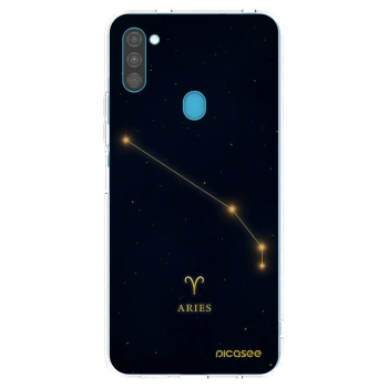 Picasee átlátszó szilikon tok az alábbi mobiltelefonokra Samsung Galaxy M11 - ARIES