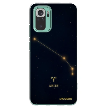 Picasee átlátszó szilikon tok az alábbi mobiltelefonokra Xiaomi Redmi Note 10 Pro - ARIES