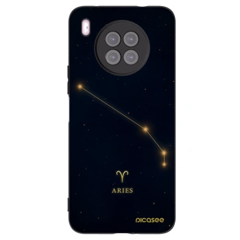 Picasee fekete szilikon tok az alábbi mobiltelefonokra Huawei Nova 8i - ARIES