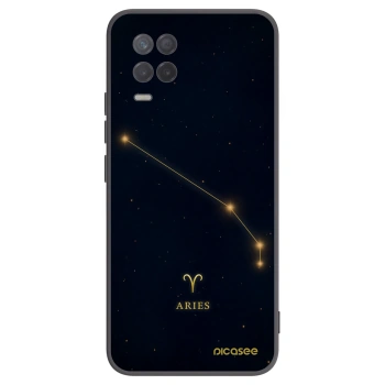 Picasee fekete szilikon tok az alábbi mobiltelefonokra Realme 8 5G - ARIES
