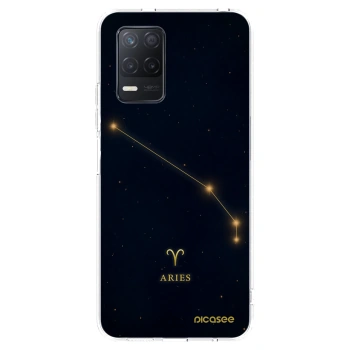 Picasee átlátszó szilikon tok az alábbi mobiltelefonokra Realme 8 5G - ARIES