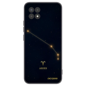 Picasee fekete szilikon tok az alábbi mobiltelefonokra Realme 8i - ARIES