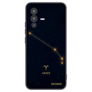 Picasee fekete szilikon tok az alábbi mobiltelefonokra Vivo V23 5G - ARIES