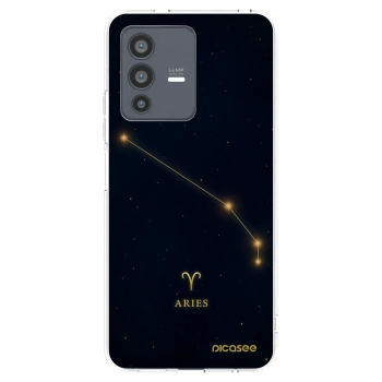 Picasee átlátszó szilikon tok az alábbi mobiltelefonokra Vivo V23 5G - ARIES