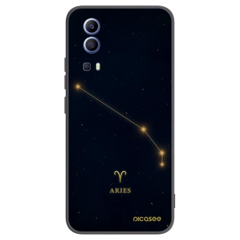 Picasee fekete szilikon tok az alábbi mobiltelefonokra Vivo Y52 5G - ARIES