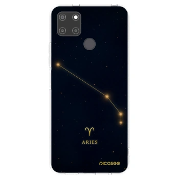 Picasee átlátszó szilikon tok az alábbi mobiltelefonokra Realme C21Y - ARIES