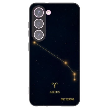 Picasee fekete szilikon tok az alábbi mobiltelefonokra Samsung Galaxy S23 5G - ARIES