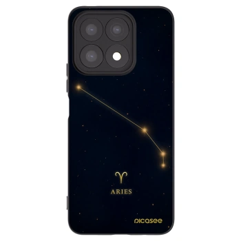 Picasee fekete szilikon tok az alábbi mobiltelefonokra Honor X8a - ARIES
