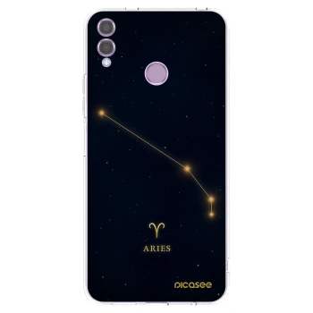 Picasee átlátszó szilikon tok az alábbi mobiltelefonokra Honor 8X - ARIES