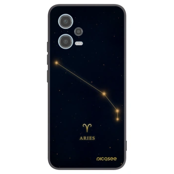 Picasee fekete szilikon tok az alábbi mobiltelefonokra Xiaomi Redmi Note 12 5G - ARIES