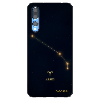 Picasee fekete szilikon tok az alábbi mobiltelefonokra Huawei P20 Pro - ARIES