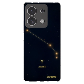 Picasee átlátszó szilikon tok az alábbi mobiltelefonokra Xiaomi Redmi Note 13 4G - ARIES