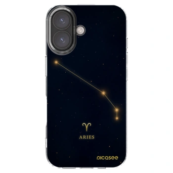 Picasee átlátszó szilikon tok az alábbi mobiltelefonokra Apple iPhone 16 - ARIES