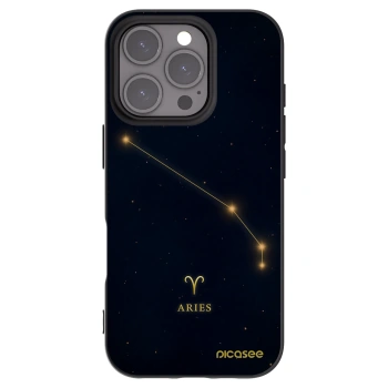 Picasee fekete szilikon tok az alábbi mobiltelefonokra Apple iPhone 16 Pro - ARIES