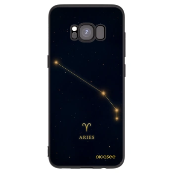 Picasee fekete szilikon tok az alábbi mobiltelefonokra Samsung Galaxy S8 G950F - ARIES
