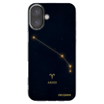 Picasee átlátszó szilikon tok az alábbi mobiltelefonokra Apple iPhone 16 Plus - ARIES