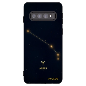 Picasee fekete szilikon tok az alábbi mobiltelefonokra Samsung Galaxy S10 G973 - ARIES