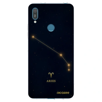Picasee átlátszó szilikon tok az alábbi mobiltelefonokra Huawei Y7 2019 - ARIES