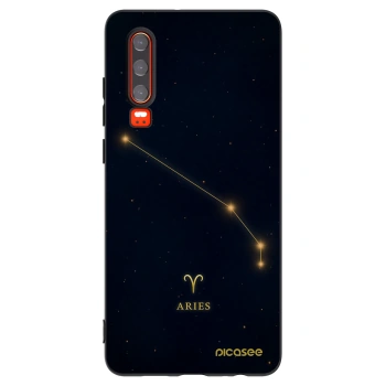Picasee fekete szilikon tok az alábbi mobiltelefonokra Huawei P30 - ARIES